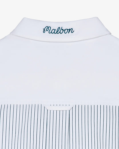 Malbon Montecristo Shirt - White / Light Blue