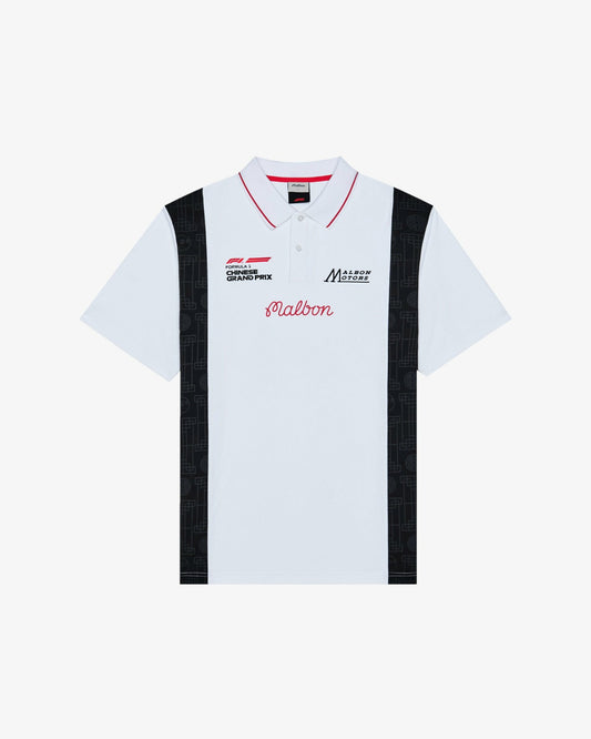 Malbon Forge Polo - White