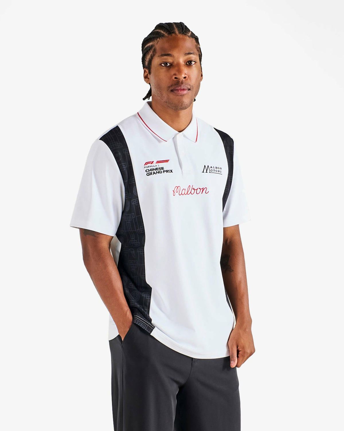 Malbon Forge Polo - White