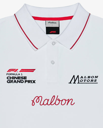 Malbon Forge Polo - White