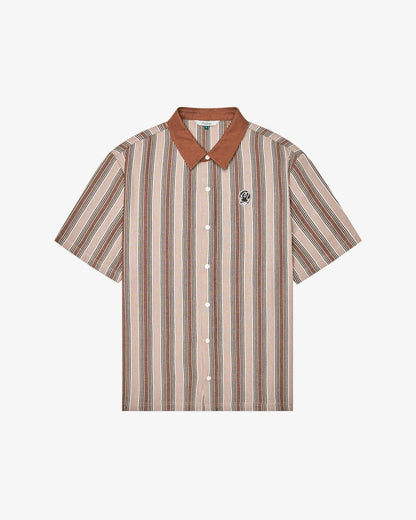 Malbon Grateful Dead Stealie Blanket Polo - Brown