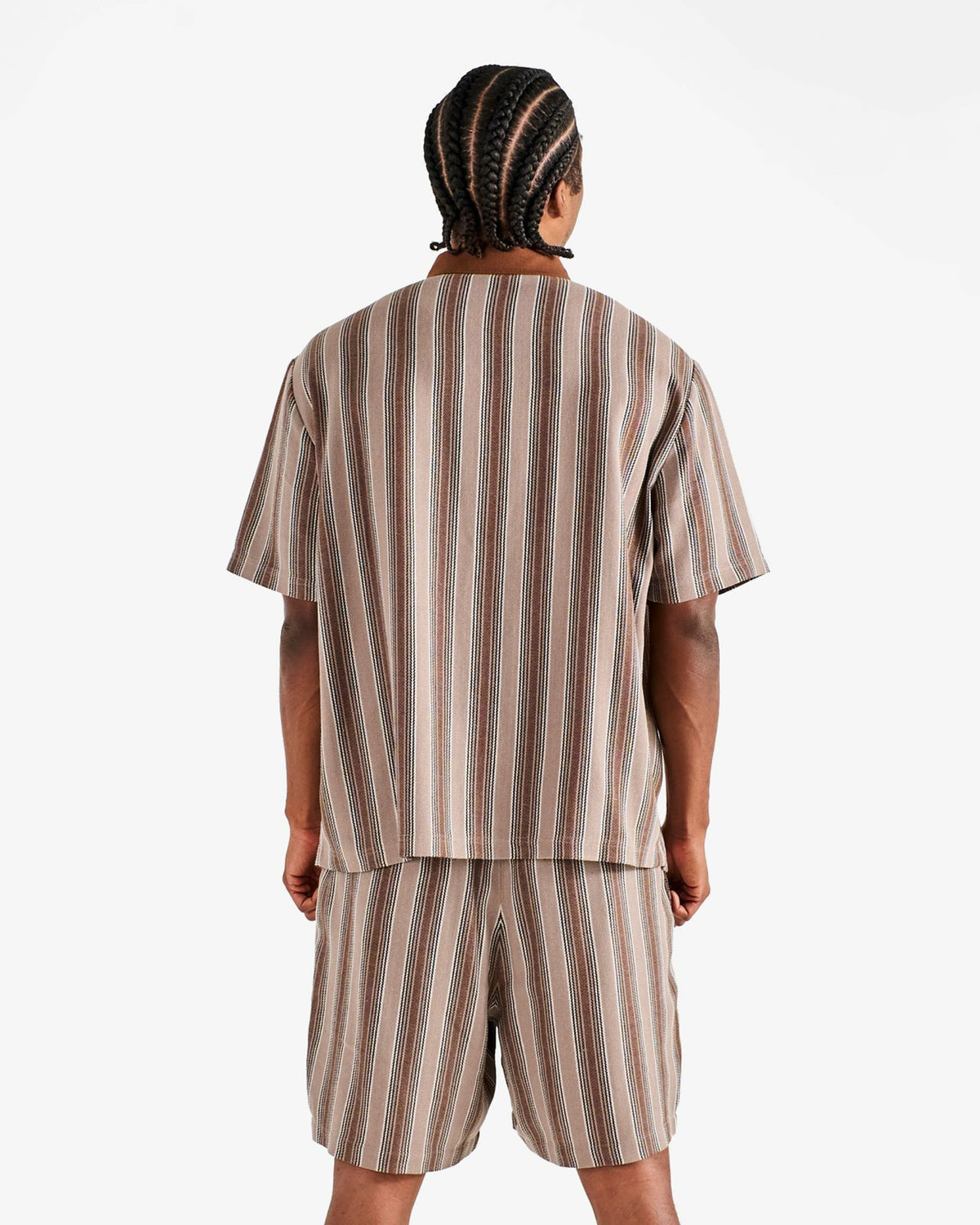 Malbon Grateful Dead Stealie Blanket Polo - Brown