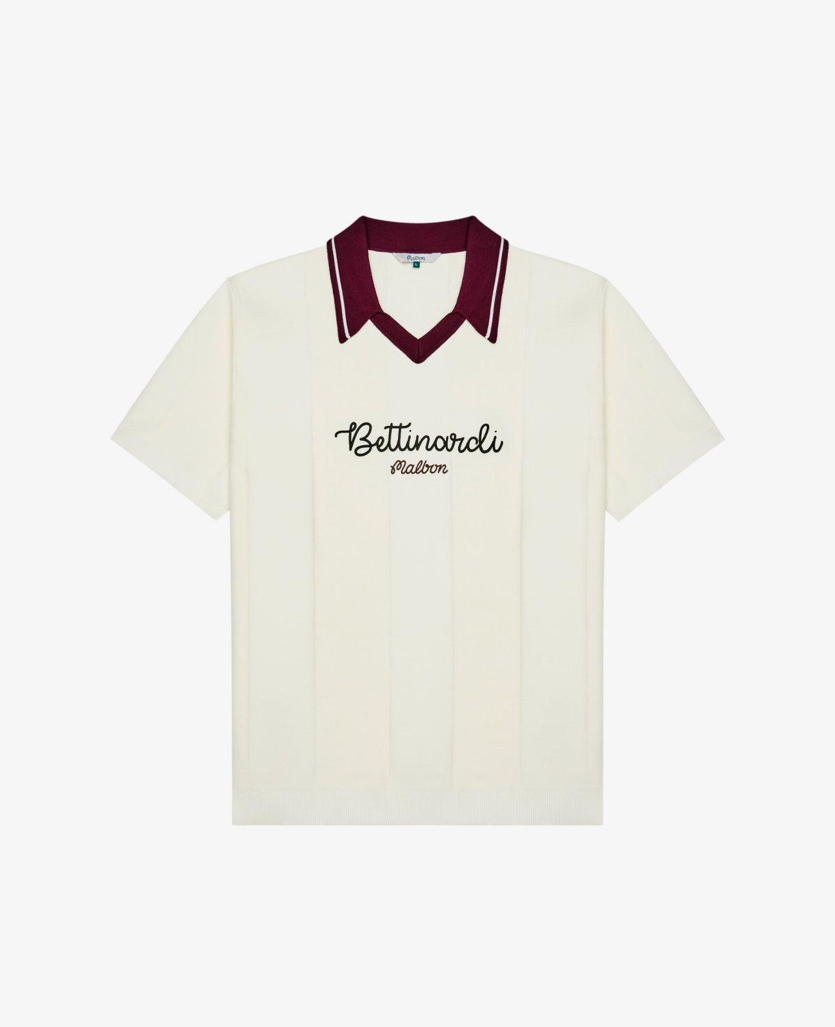 Malbon Bettinardi Knit Polo - Egret