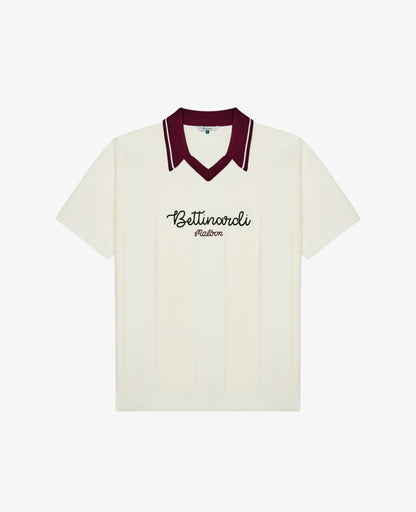Malbon Bettinardi Knit Polo - Egret