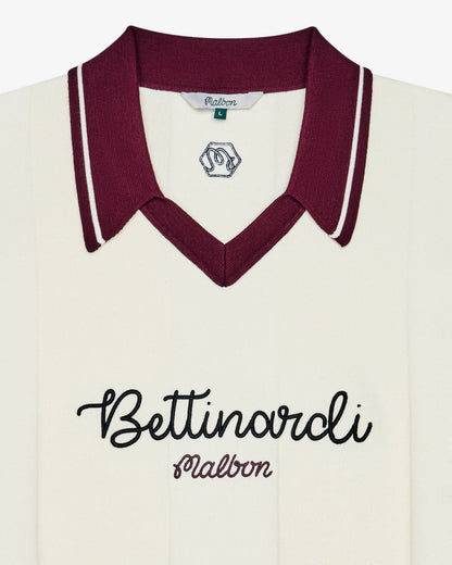 Malbon Bettinardi Knit Polo - Egret