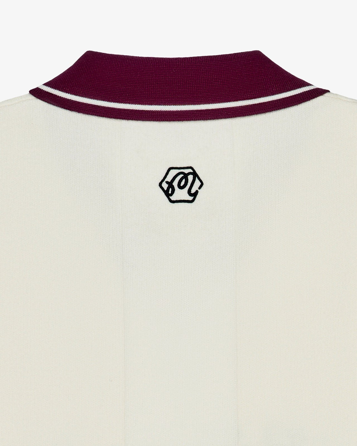 Malbon Bettinardi Knit Polo - Egret