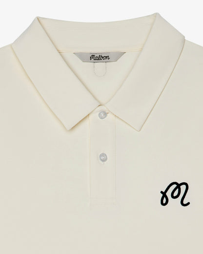 Malbon Fairway Polo - Ivory