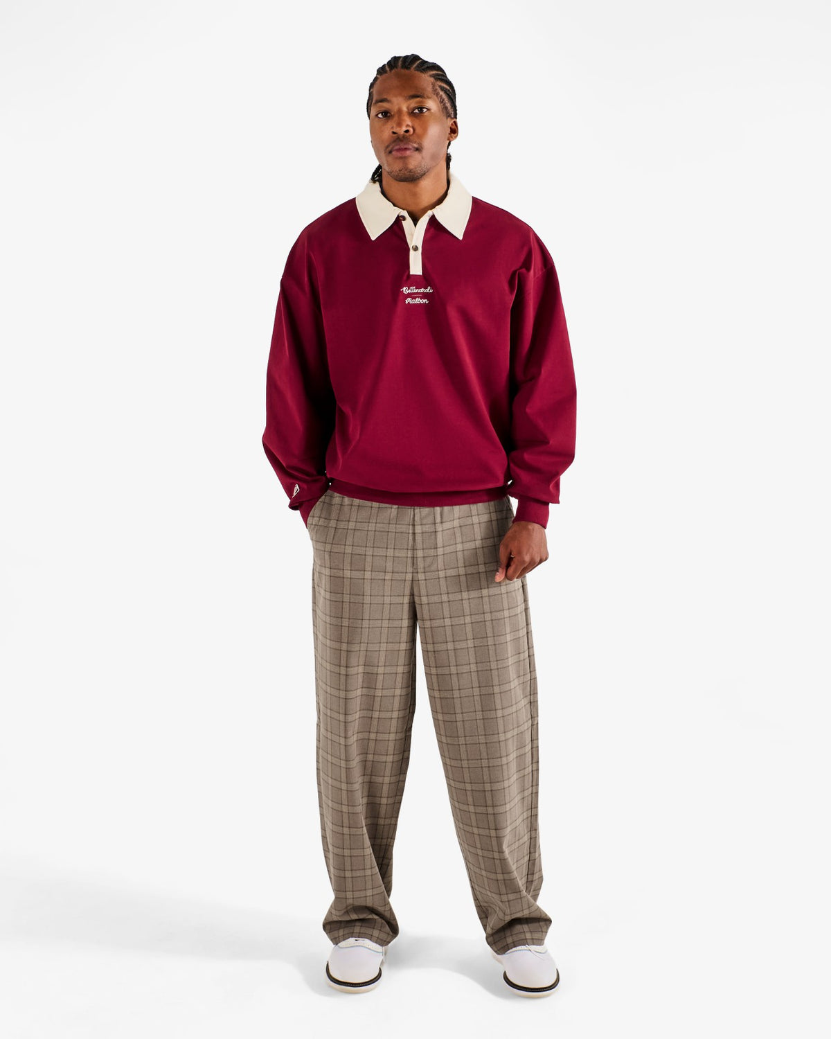 Malbon Bettinardi Rugby Polo - Cabernet