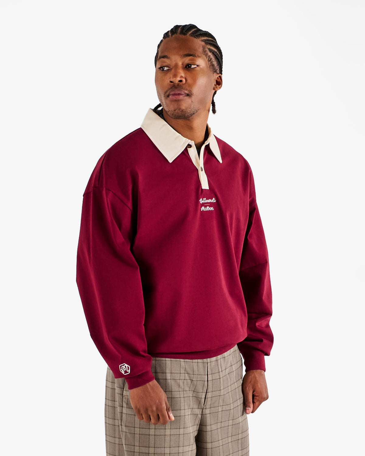 Malbon Bettinardi Rugby Polo - Cabernet