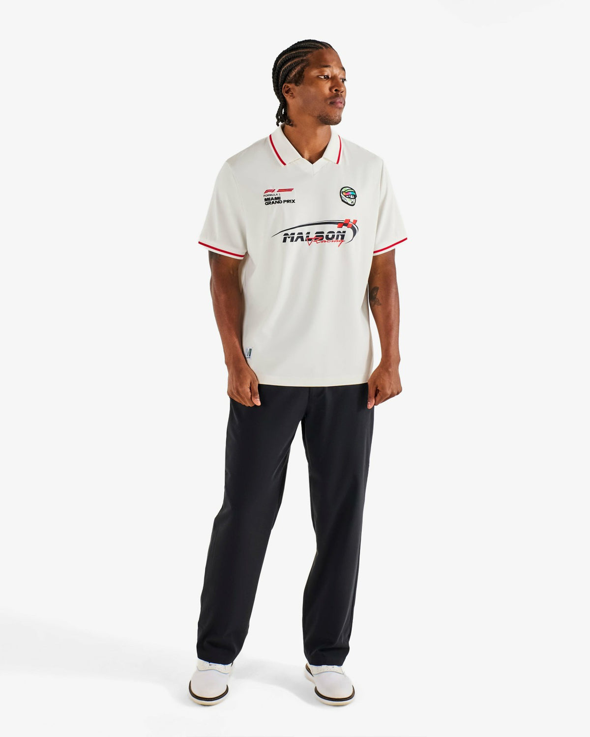 Malbon Slipstream Jersey - White