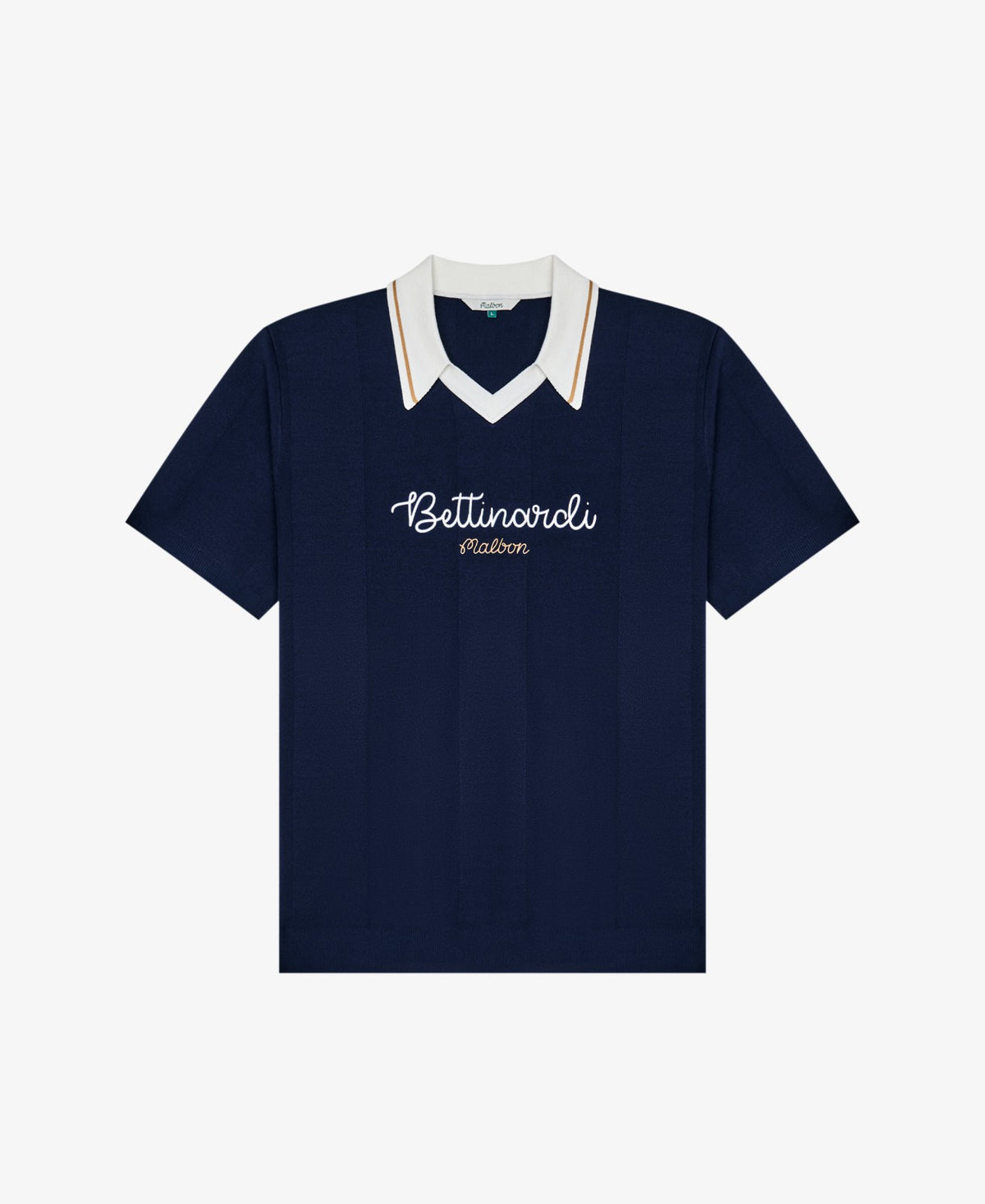 Malbon Bettinardi Knit Polo - Maritime Blue
