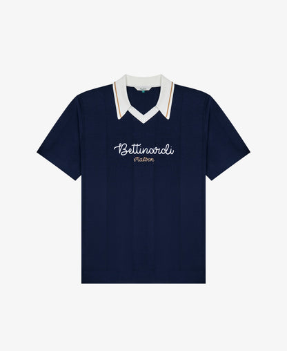 Malbon Bettinardi Knit Polo - Maritime Blue