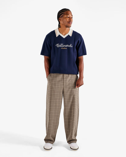 Malbon Bettinardi Knit Polo - Maritime Blue