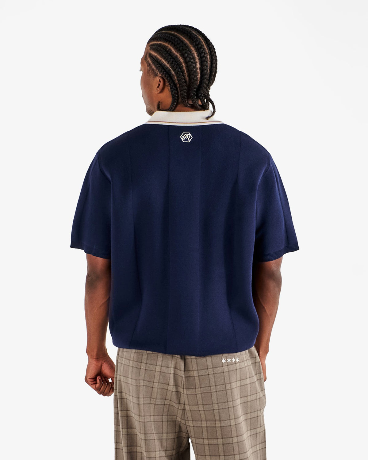 Malbon Bettinardi Knit Polo - Maritime Blue