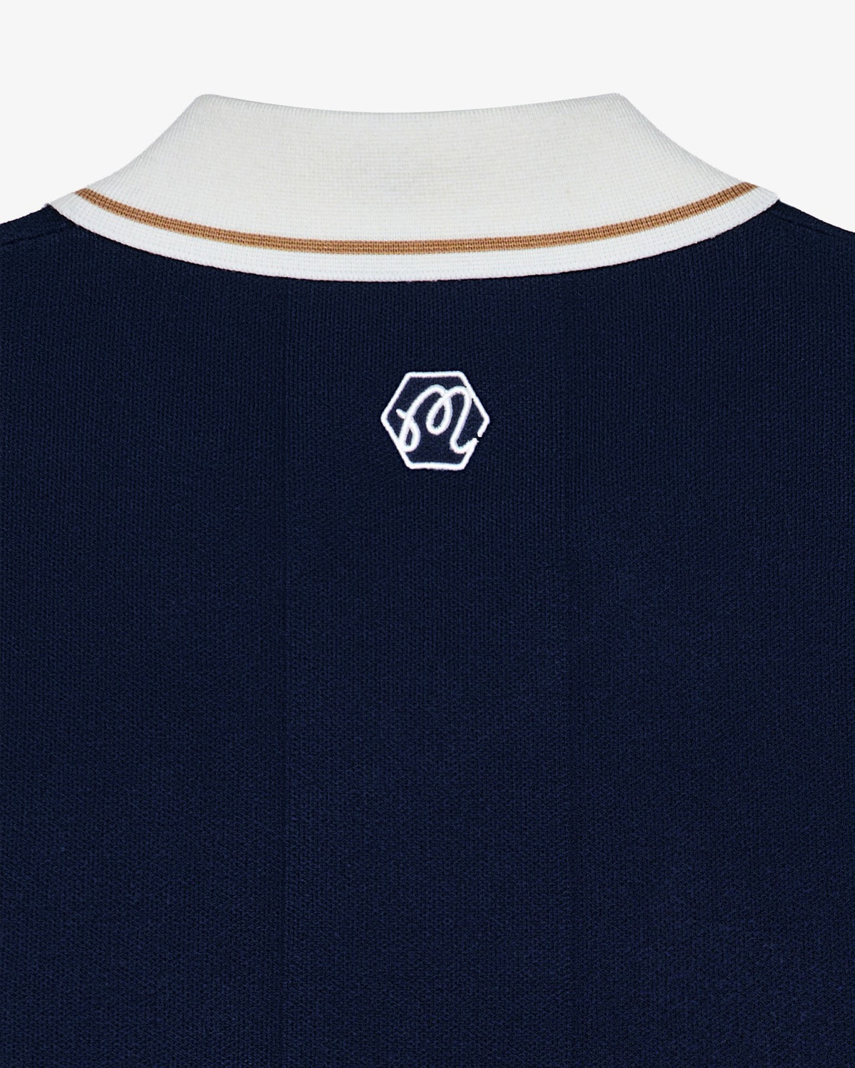 Malbon Bettinardi Knit Polo - Maritime Blue