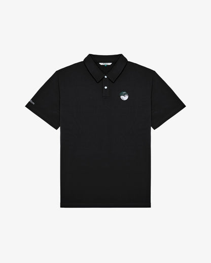 Malbon Fairway Baldwin Polo - Black