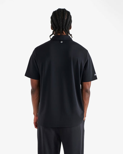 Malbon Fairway Baldwin Polo - Black