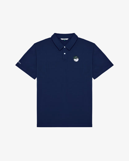 Malbon Fairway Baldwin Polo - Navy