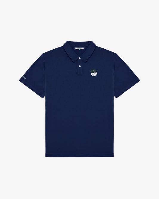 Malbon Fairway Baldwin Polo - Navy