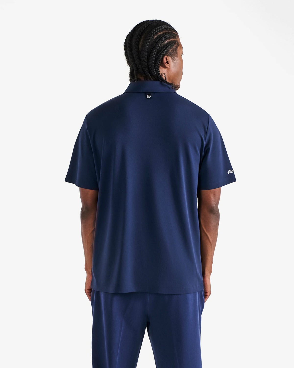 Malbon Fairway Baldwin Polo - Navy