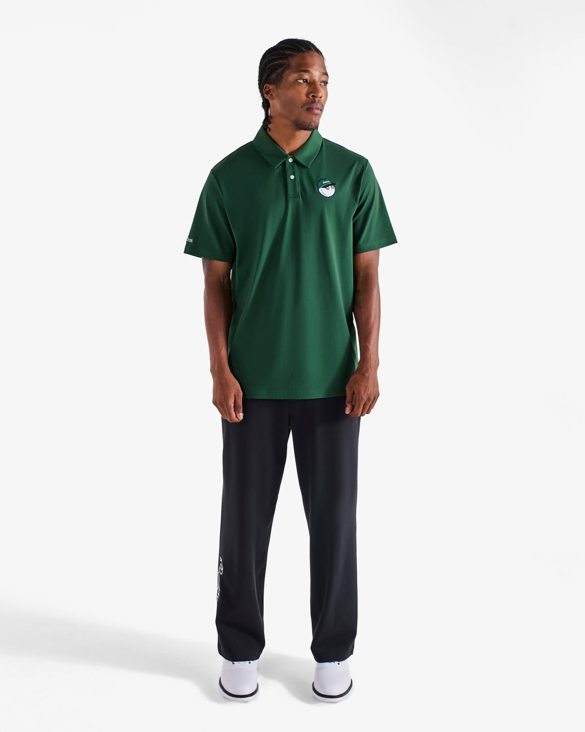 Malbon Fairway Baldwin Polo - Forest