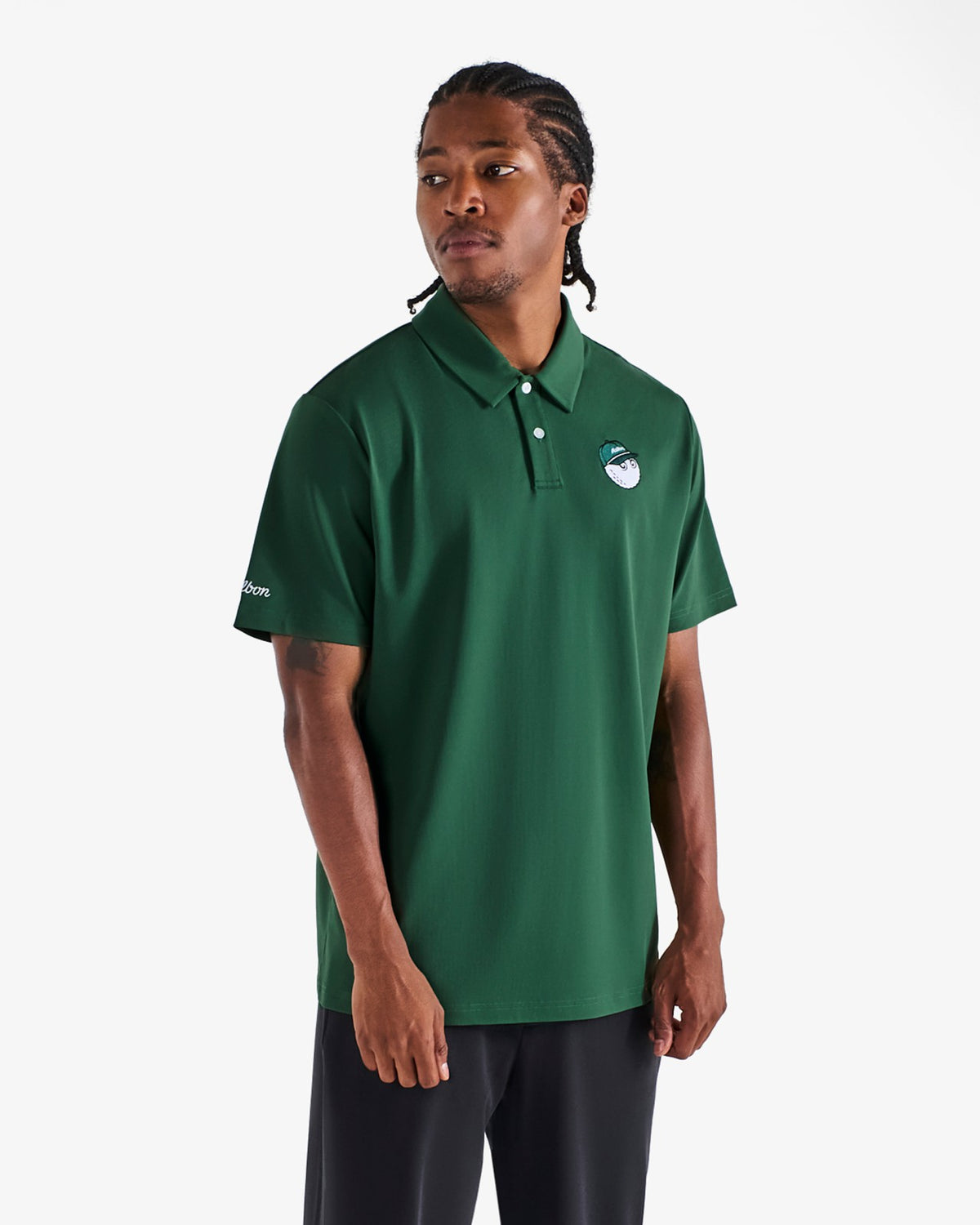 Malbon Fairway Baldwin Polo - Forest
