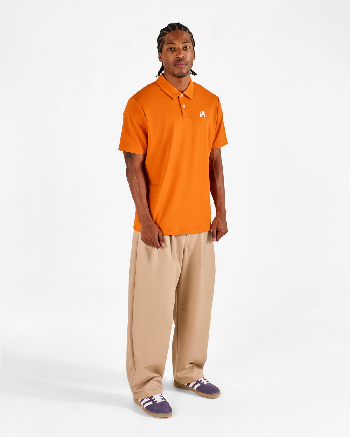 Malbon Fairway Polo - Marmalade