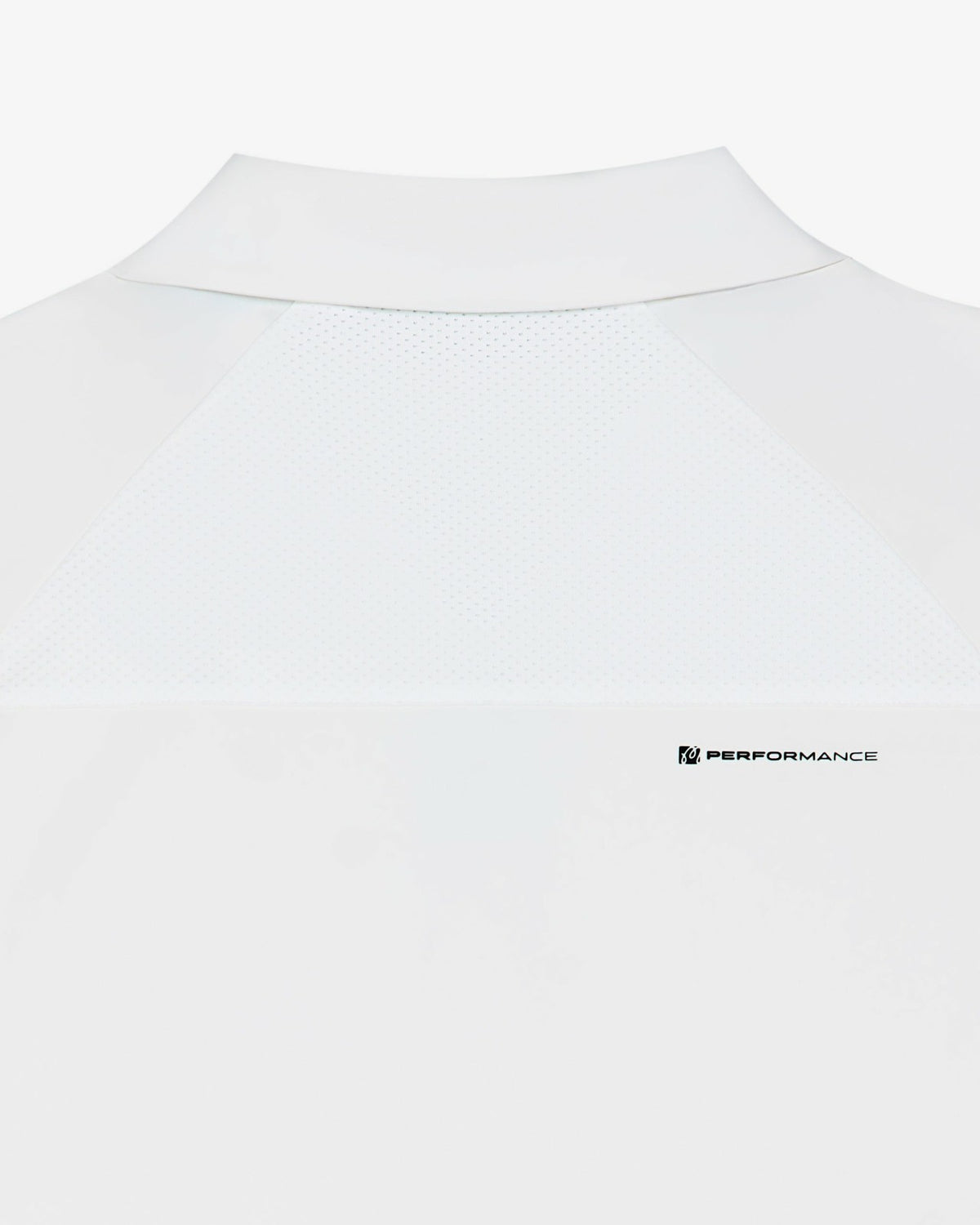 Malbon Performance Zip Raglan Polo - White