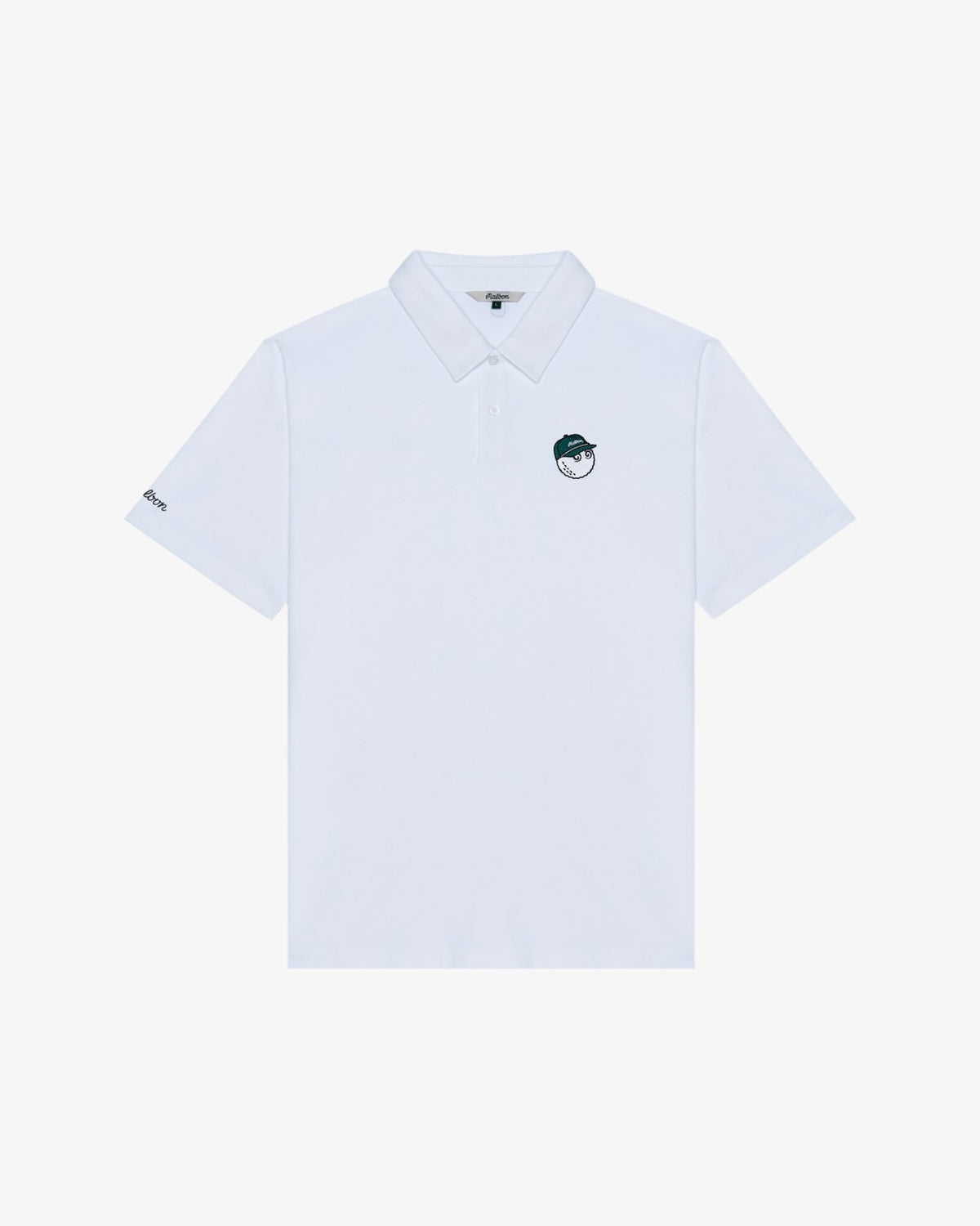 Malbon Fairway Baldwin Polo - White