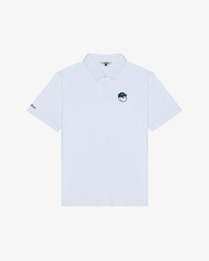 Malbon Fairway Baldwin Polo - White