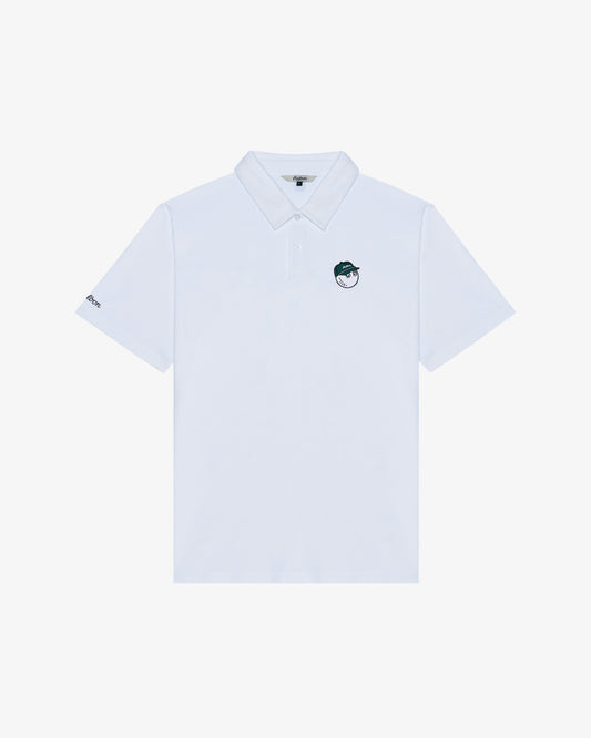 Malbon Fairway Baldwin Polo - White