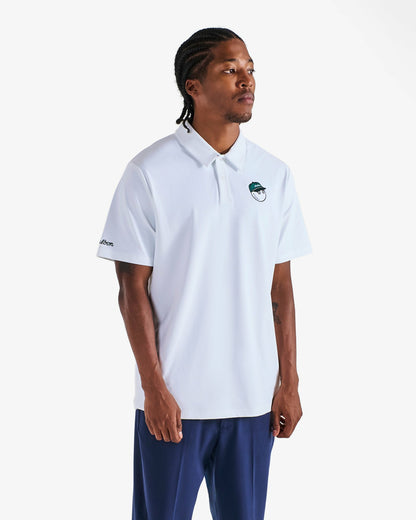 Malbon Fairway Baldwin Polo - White