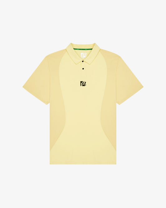 Malbon Performance Pique Polo - Mellow Yellow