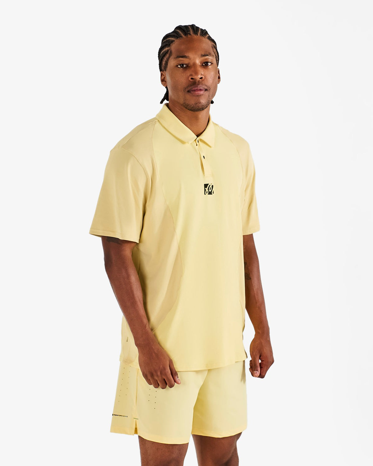 Malbon Performance Pique Polo - Mellow Yellow