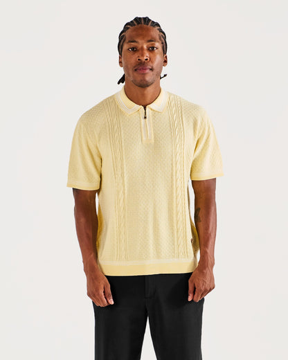 Malbon Navarro Polo - Wax Yellow