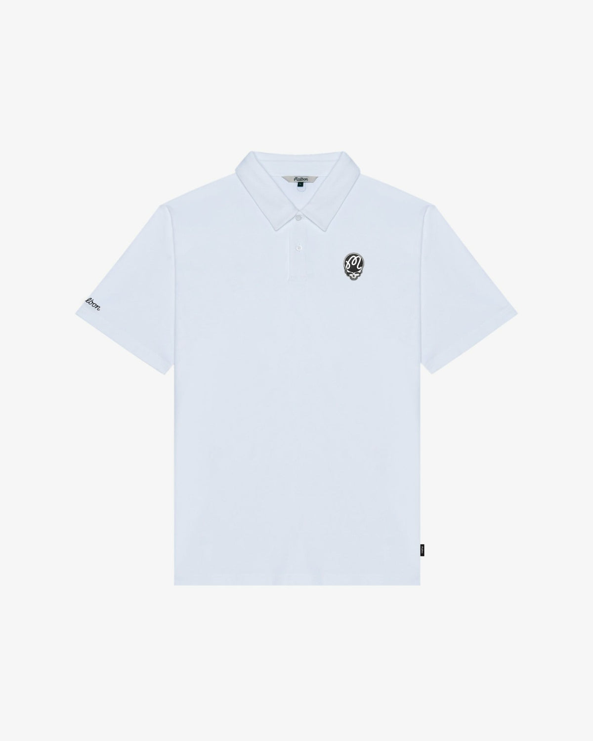Malbon Grateful Dead Fairway Stealie Polo - White