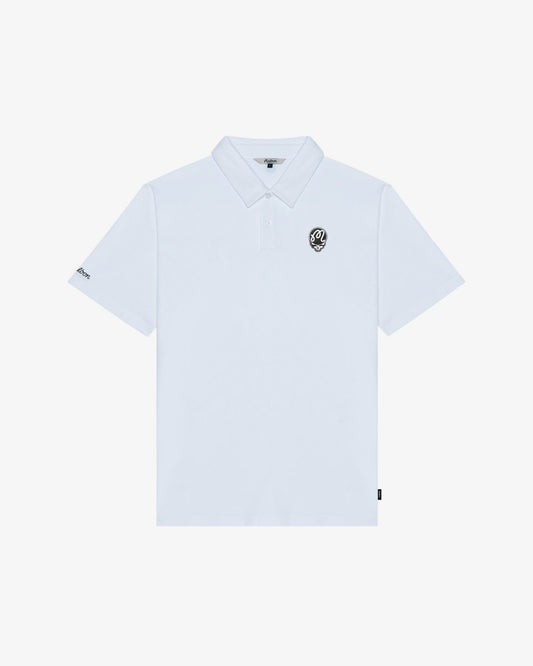 Malbon Grateful Dead Fairway Stealie Polo - White