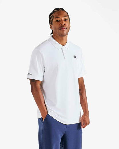 Malbon Grateful Dead Fairway Stealie Polo - White