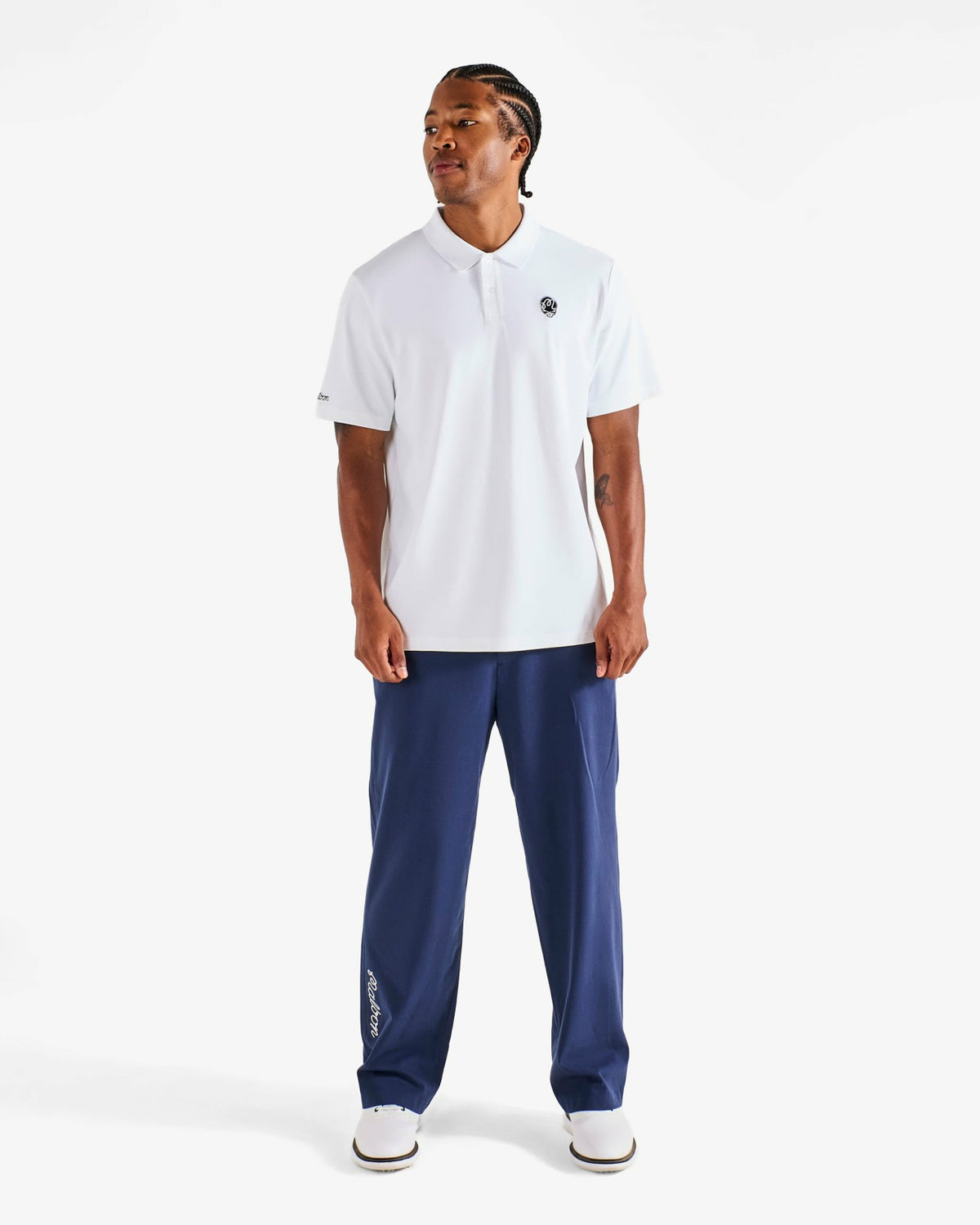 Malbon Grateful Dead Fairway Stealie Polo - White