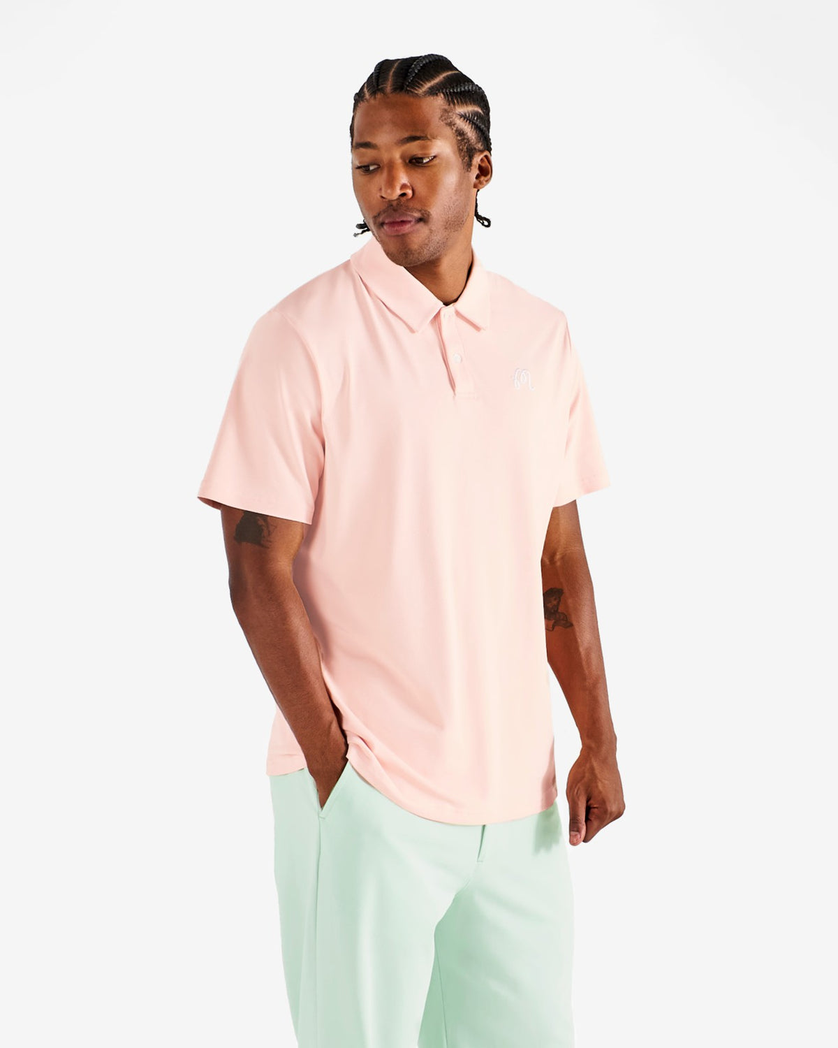 Malbon Fairway Polo - Rosy Touch