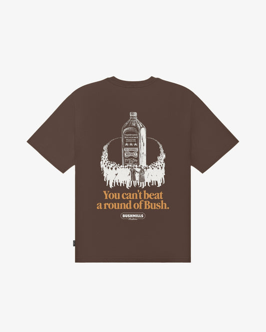Malbon Bushmills Tee - Brown