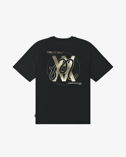 Malbon Arsham Bermuda Glyph Tee - Black
