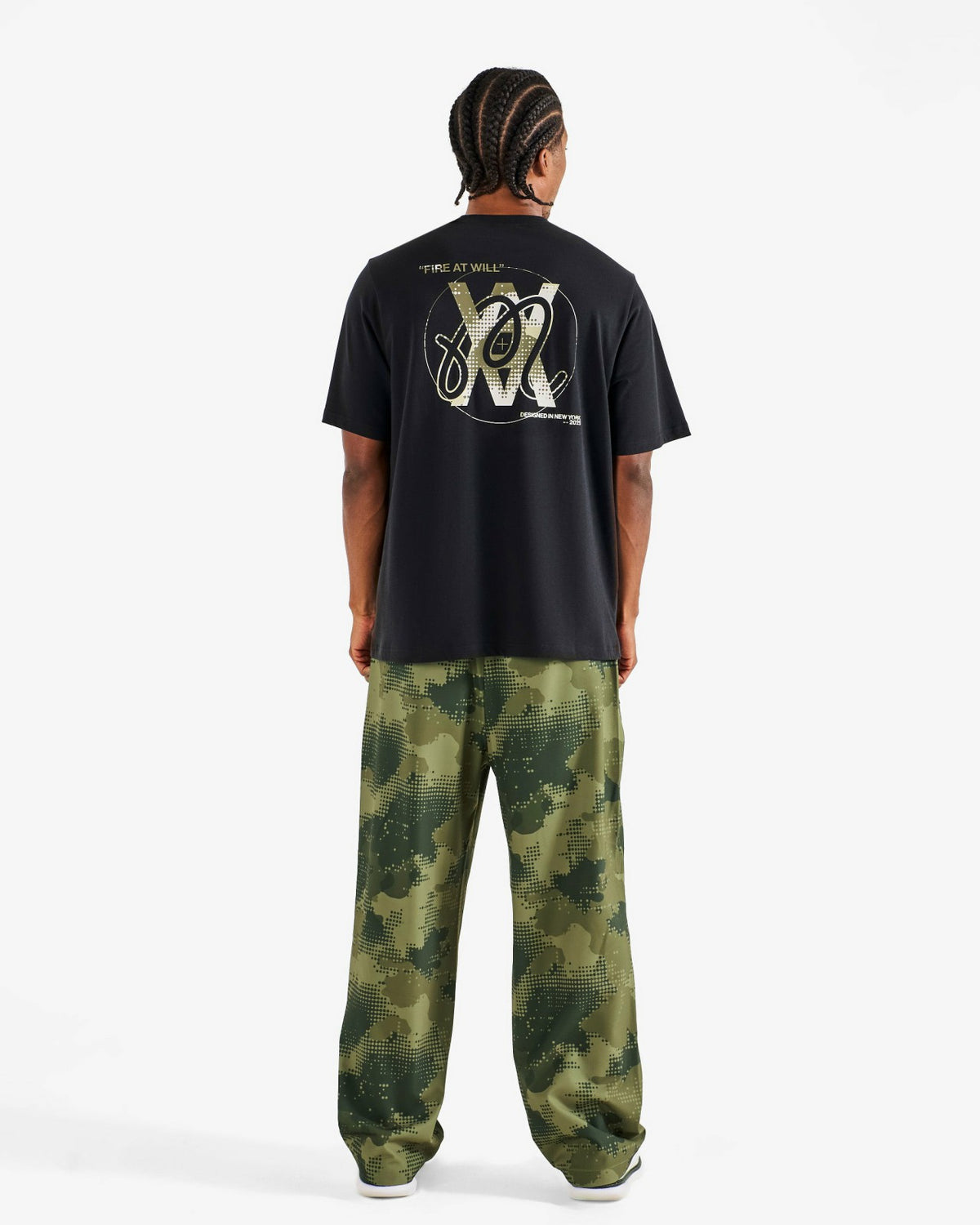 Malbon Arsham Bermuda Glyph Tee - Black