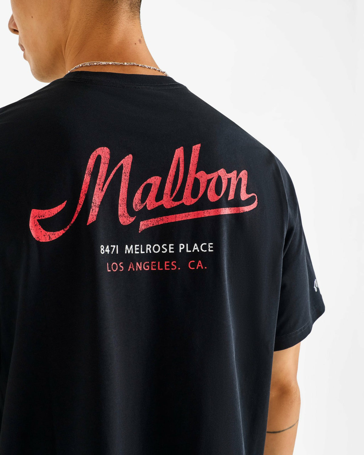 Malbon Bermuda Benchmark Tee - Black