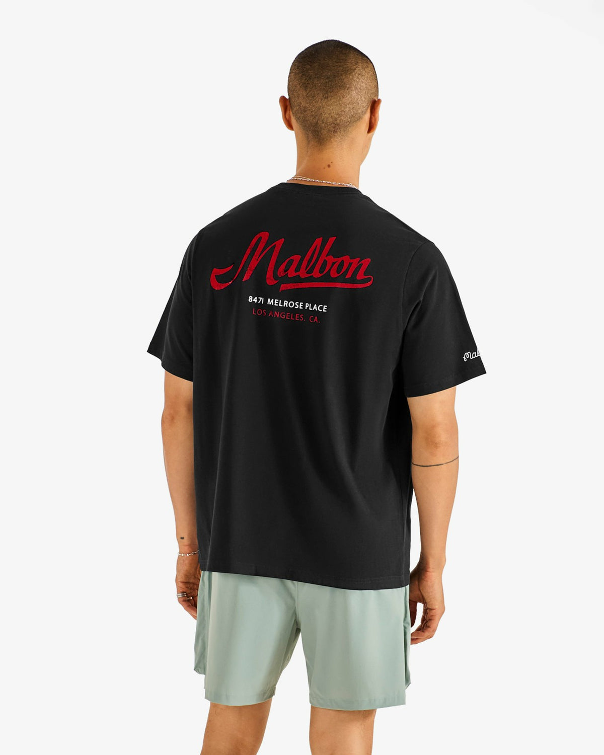 Malbon Bermuda Benchmark Tee - Black
