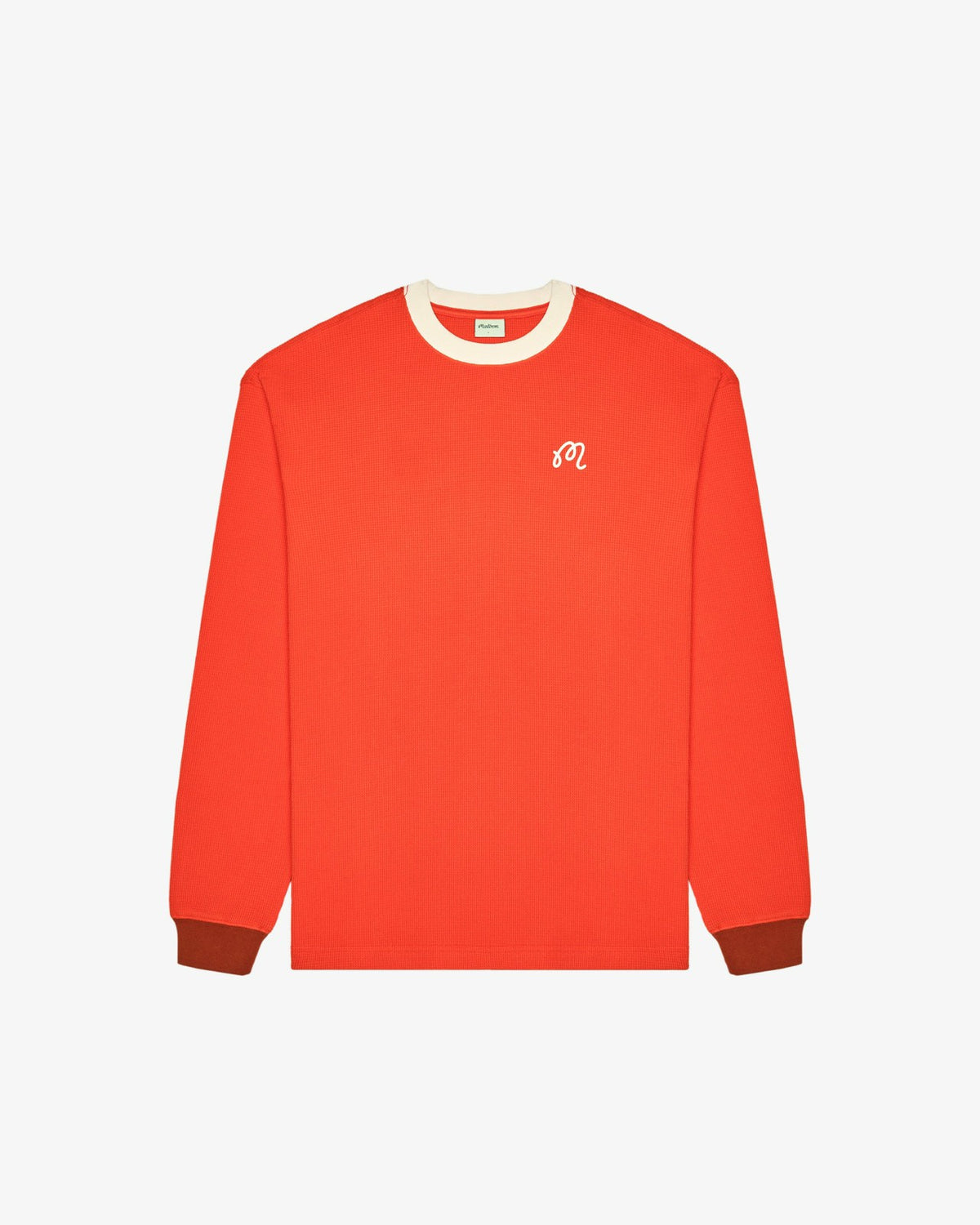 Malbon Gorse Heritage Tee - Orange Red