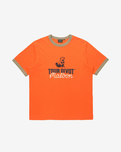 Malbon Studio Seoul Tour Divot Tee - Orange