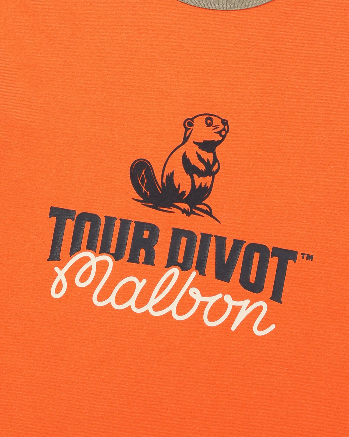 Malbon Studio Seoul Tour Divot Tee - Orange