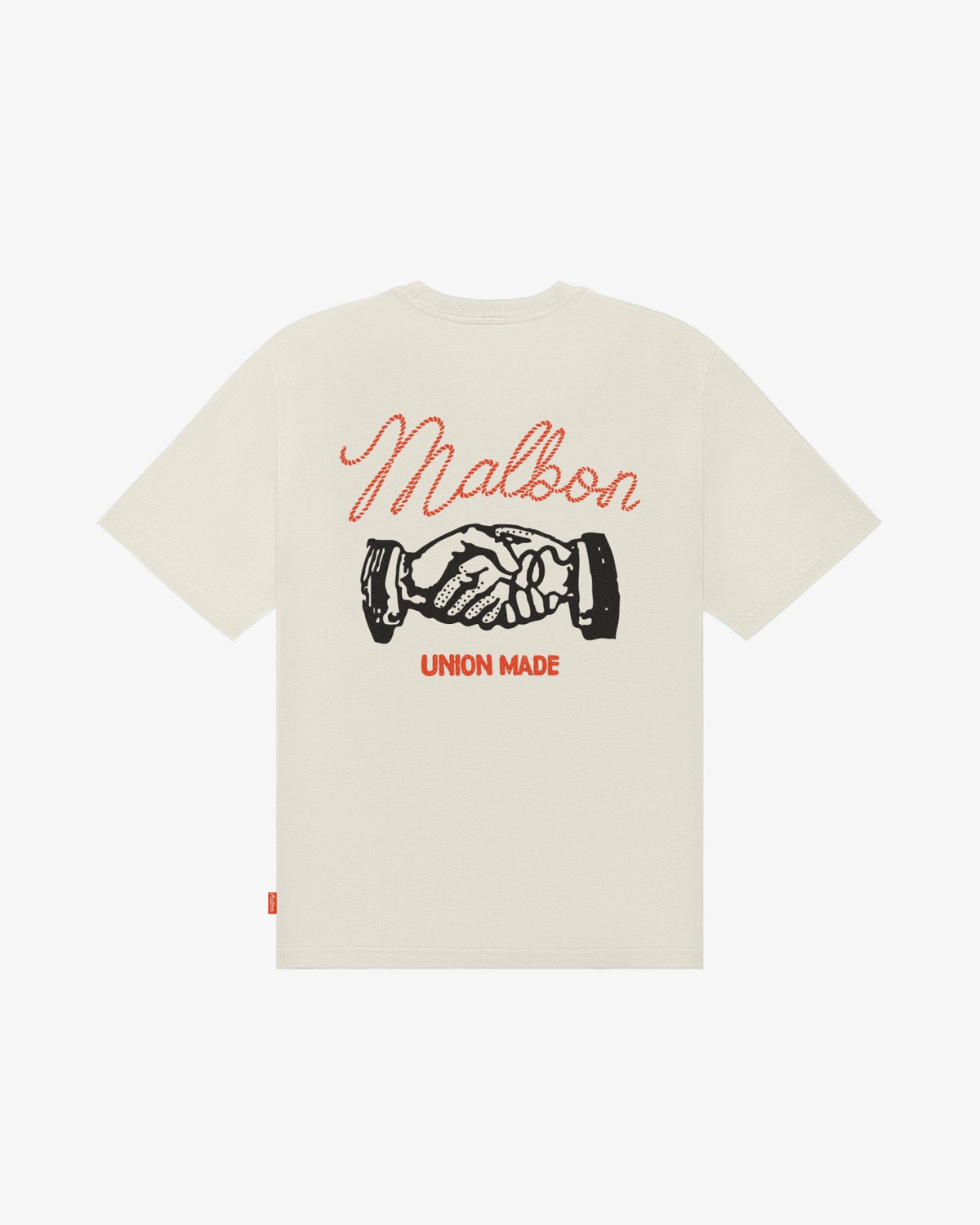 Malbon Vista Union Made Tee - Ivory