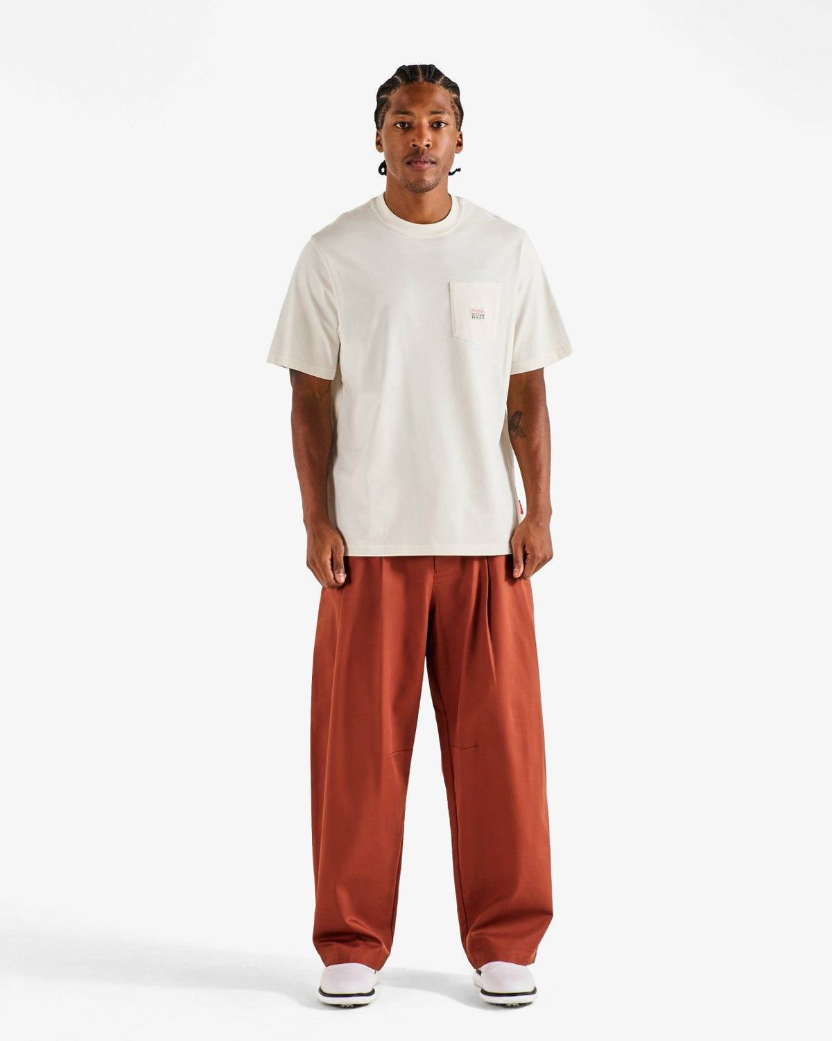 Malbon Vista Union Made Tee - Ivory